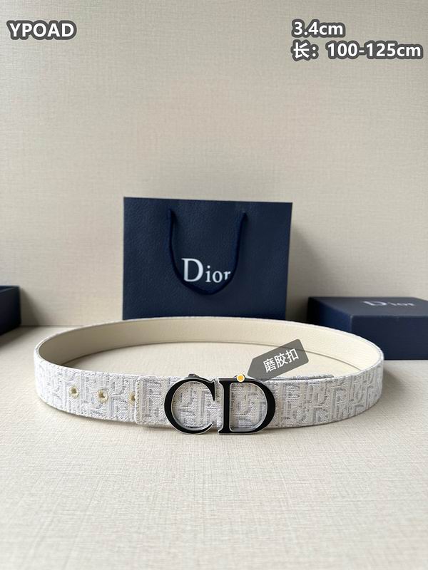 Dior belt 34mmX100-125cm 8L09